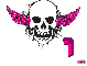 naughty dolliie pink skull