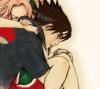 Sasuke carrying sakura O.O