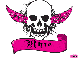 Rhie pink skull