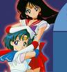 Sailor Mercury and Sailor Mars