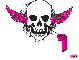rhonda pink skull