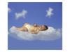 baby sleeping on a cloud