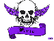 eric purple skull