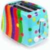 Colorful toaster