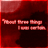 Three Vampire Certanties