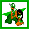 green couple