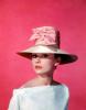 audrey hepburn, actress, vintage, pink