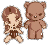 Bondage Bear And Doll