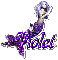 violet purple mermaid