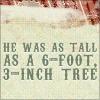 6 foot 3 inch tree