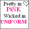 pretty in pink wicked in uniform