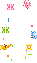 butterflies and flowers