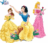 Princesses with Glitter