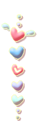 flying hearts with wings