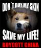 Boycott China   -Dog