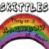 skittles in the rainbow