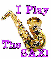 I play the sax