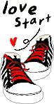 love start cute shoes