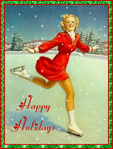 Happy Holidays Pinup