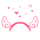 cute headband wings ^^