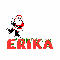 santa skating on Erika