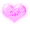 Chad in a pink blinking heart
