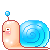 kawaii snail sleeping