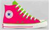pink and green converse
