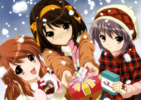Anime Girls With Prezzies