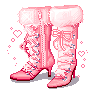pink boots