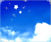 cute kawaii blue sky