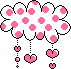 pink love cloud