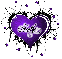 heather purple heart