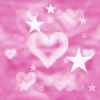 Pink hearts and stars