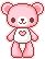 pink kawaii bear